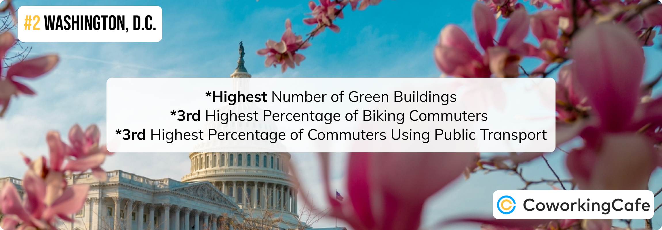 Washington, DC top green cities