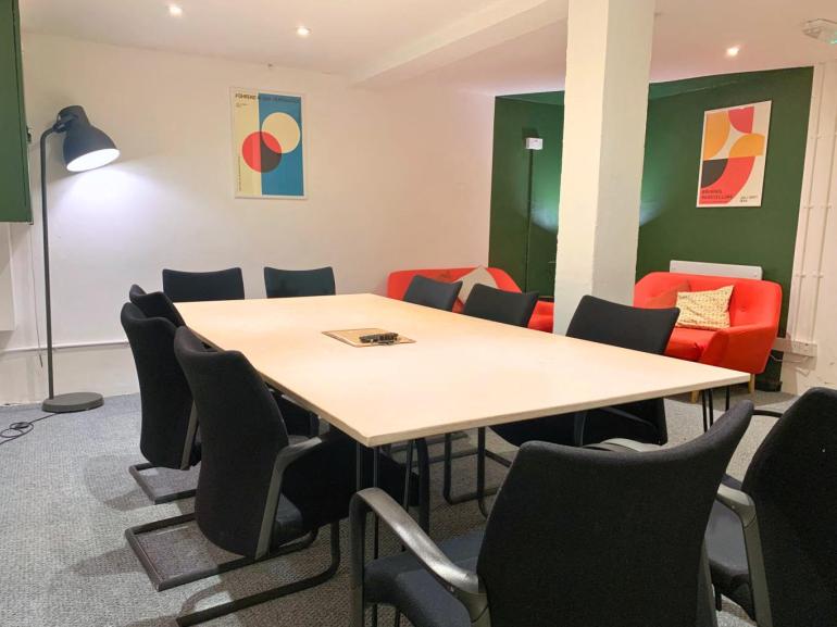 Boardroom at ARK coworking in London