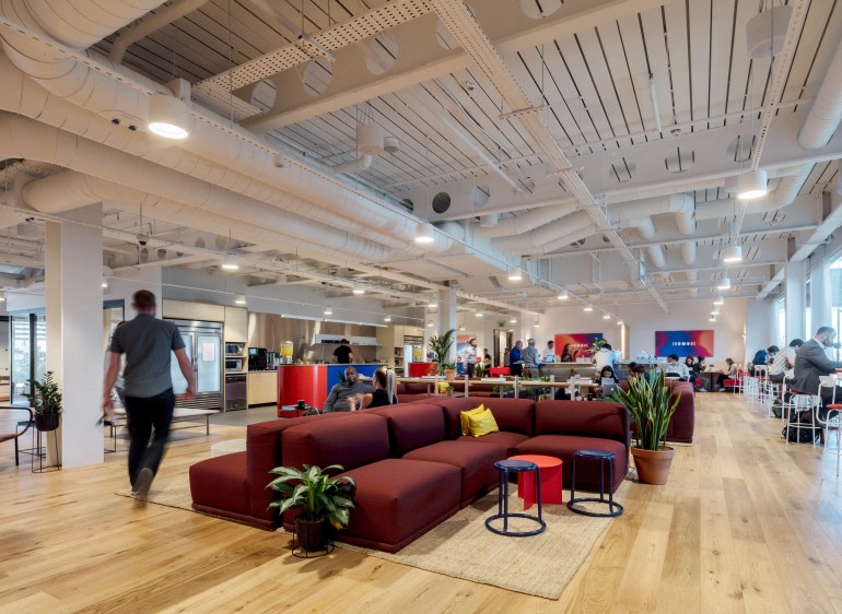 Lounge Area at Wework 90 York Way London